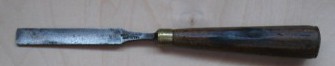 Photograph of an old chisel